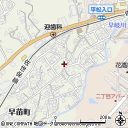 長崎県佐世保市早苗町441周辺の地図