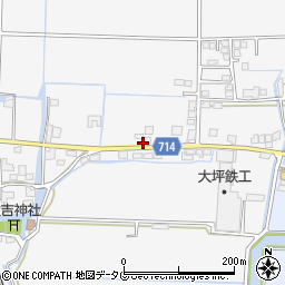 福岡県柳川市大和町塩塚224周辺の地図