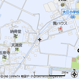 福岡県みやま市瀬高町大江1579周辺の地図