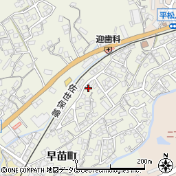 長崎県佐世保市早苗町461周辺の地図