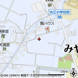 福岡県みやま市瀬高町大江1617周辺の地図