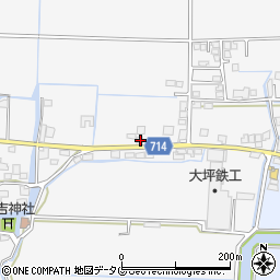 福岡県柳川市大和町塩塚215周辺の地図