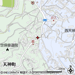 長崎県佐世保市天神町1893-17周辺の地図