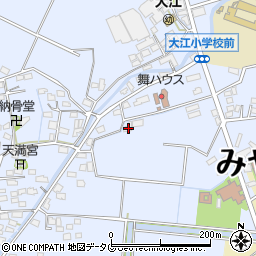 福岡県みやま市瀬高町大江1619周辺の地図