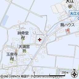 福岡県みやま市瀬高町大江1476周辺の地図