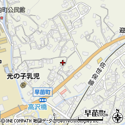 長崎県佐世保市早苗町590周辺の地図