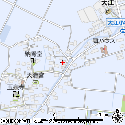 福岡県みやま市瀬高町大江1477周辺の地図