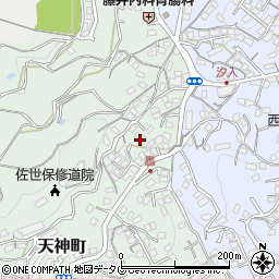 長崎県佐世保市天神町1892周辺の地図