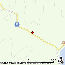 愛媛県宇和島市津島町北灘1430周辺の地図