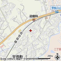 長崎県佐世保市早苗町452周辺の地図