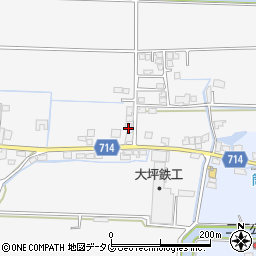 福岡県柳川市大和町塩塚115周辺の地図