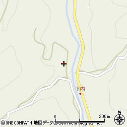 福岡県八女市立花町白木5521-2周辺の地図