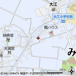 福岡県みやま市瀬高町大江1580周辺の地図