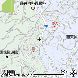 長崎県佐世保市天神町1898周辺の地図