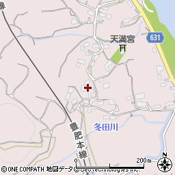 大分県大分市竹中1727周辺の地図