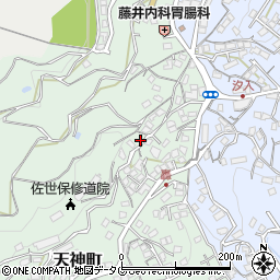 長崎県佐世保市天神町1375周辺の地図