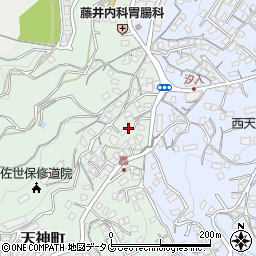 長崎県佐世保市天神町1899周辺の地図