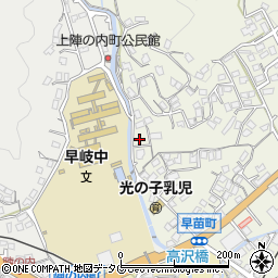 長崎県佐世保市早苗町558周辺の地図