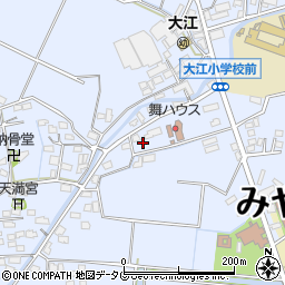 福岡県みやま市瀬高町大江1584周辺の地図