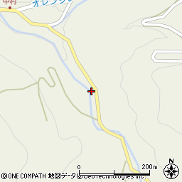 福岡県八女市立花町白木2386周辺の地図