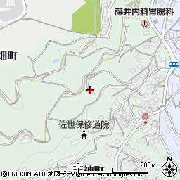 長崎県佐世保市天神町1321周辺の地図