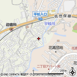 長崎県佐世保市早苗町386周辺の地図