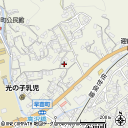 長崎県佐世保市早苗町679周辺の地図