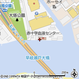 長崎県赤十字血液センター佐世保出張所周辺の地図