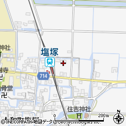 福岡県柳川市大和町塩塚422周辺の地図