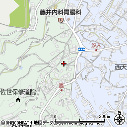 長崎県佐世保市天神町1894-7周辺の地図