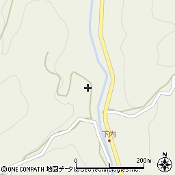 福岡県八女市立花町白木5533周辺の地図