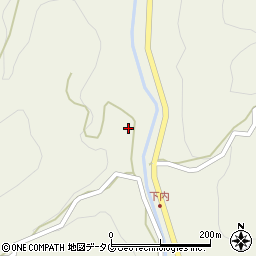 福岡県八女市立花町白木5533周辺の地図