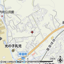 長崎県佐世保市早苗町676周辺の地図