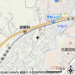 長崎県佐世保市早苗町426-4周辺の地図