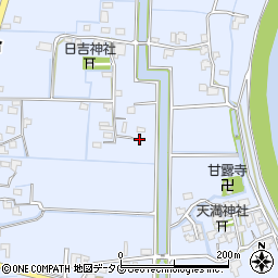 福岡県柳川市大和町六合732周辺の地図