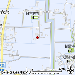 福岡県柳川市大和町六合737周辺の地図