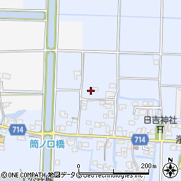 福岡県柳川市大和町六合459周辺の地図