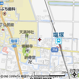 福岡県柳川市大和町塩塚360周辺の地図