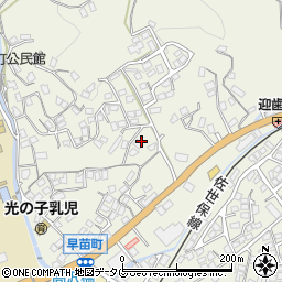 長崎県佐世保市早苗町681-1周辺の地図