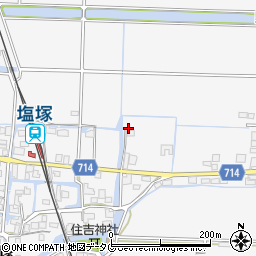福岡県柳川市大和町塩塚243周辺の地図