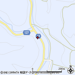 熊本県山鹿市鹿北町岩野2496-1周辺の地図