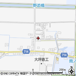 福岡県柳川市大和町塩塚119周辺の地図