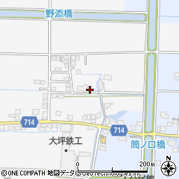福岡県柳川市大和町塩塚136周辺の地図