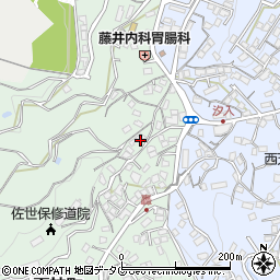 長崎県佐世保市天神町1372周辺の地図