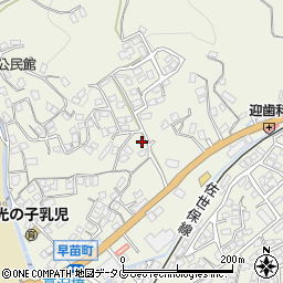 長崎県佐世保市早苗町682周辺の地図