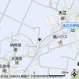福岡県みやま市瀬高町大江205周辺の地図