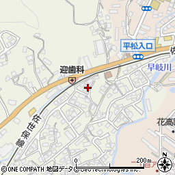 長崎県佐世保市早苗町433-4周辺の地図