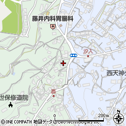 長崎県佐世保市天神町1896周辺の地図