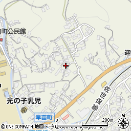 長崎県佐世保市早苗町675-2周辺の地図