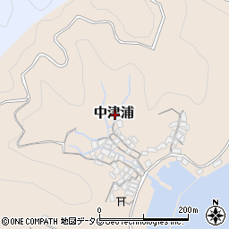 大分県臼杵市中津浦周辺の地図